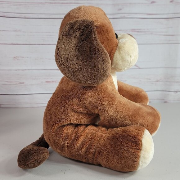 Build a Bear Puppy Dog Plush Brown 12" Sits Smiling Floppy Ears Retired 2010 - Picture 5 of 11